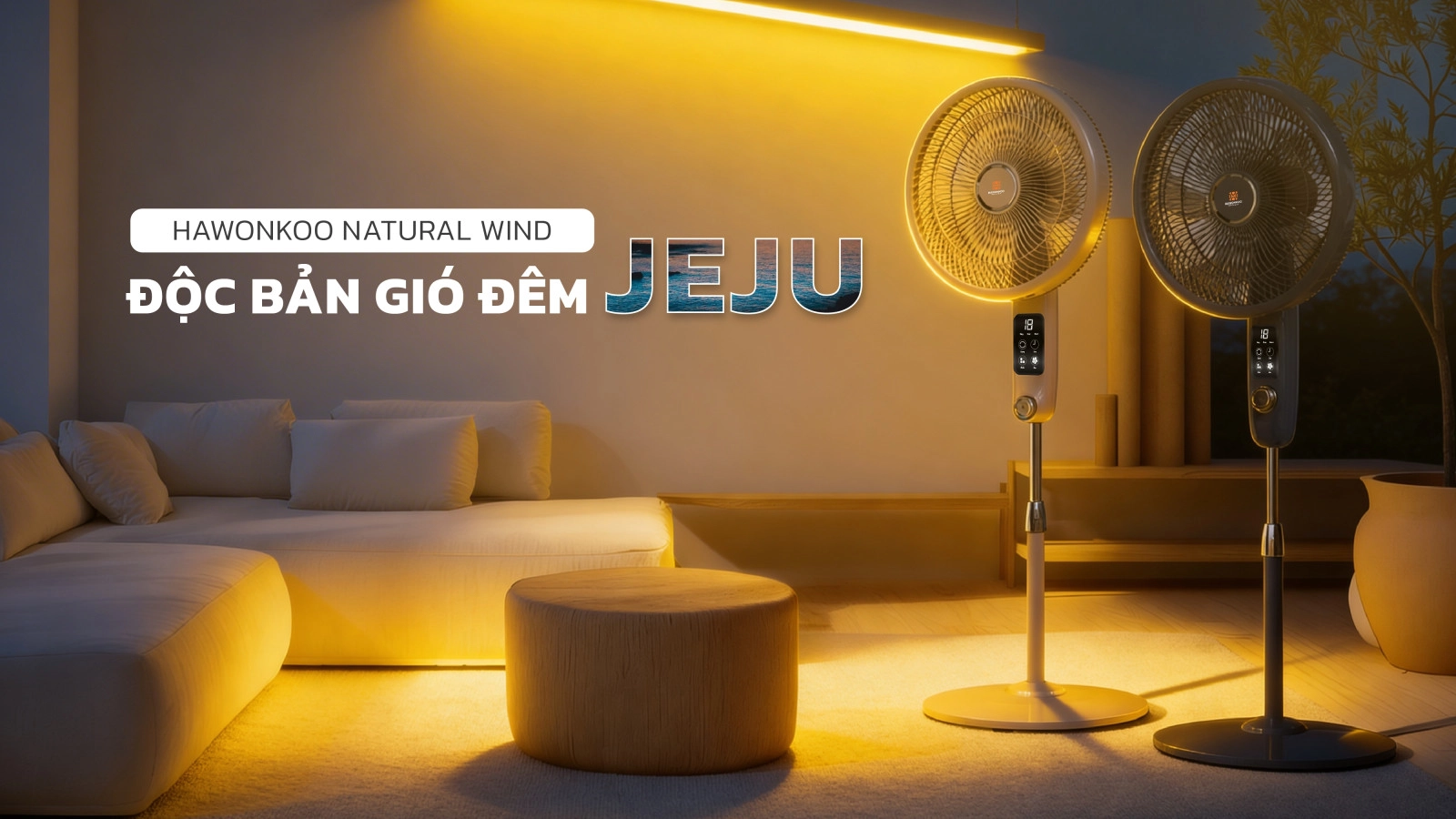 Quạt cây Hawonkoo - Phụ trợ điều hòa - Tăng hiệu quả làm mát