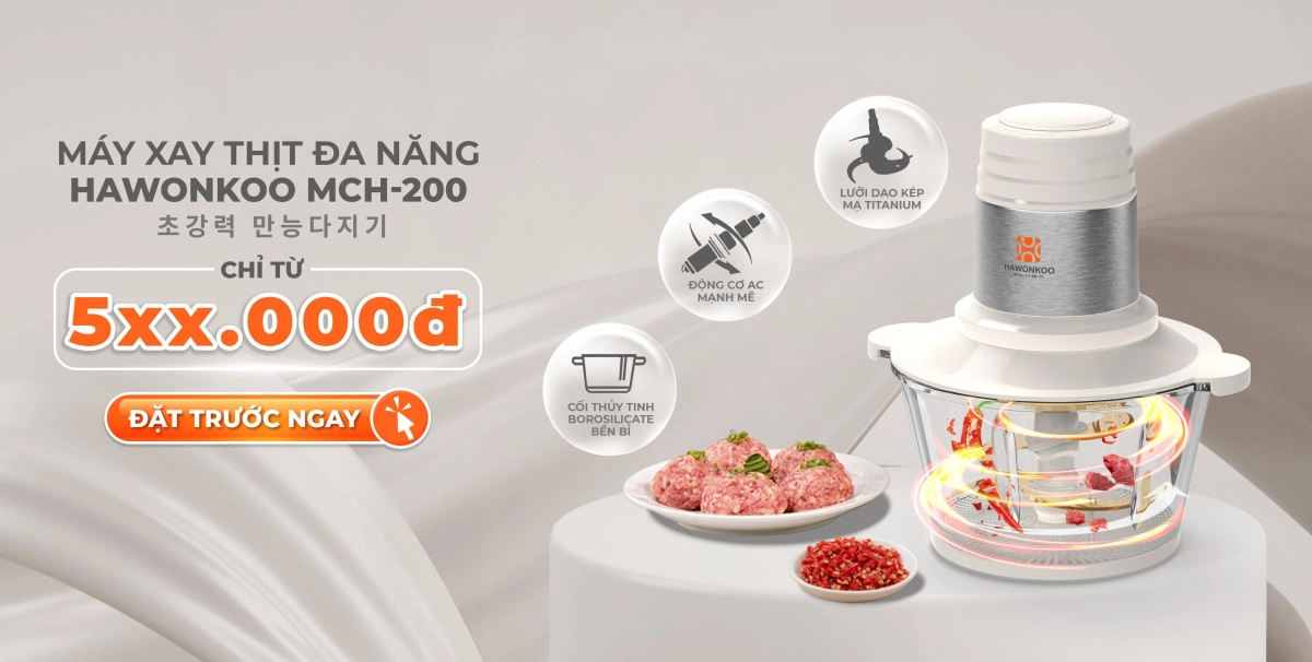 Banner máy xay thịt